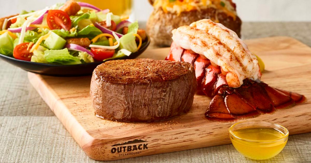 Steak & lobster：Outback 招牌分量感與滿足感