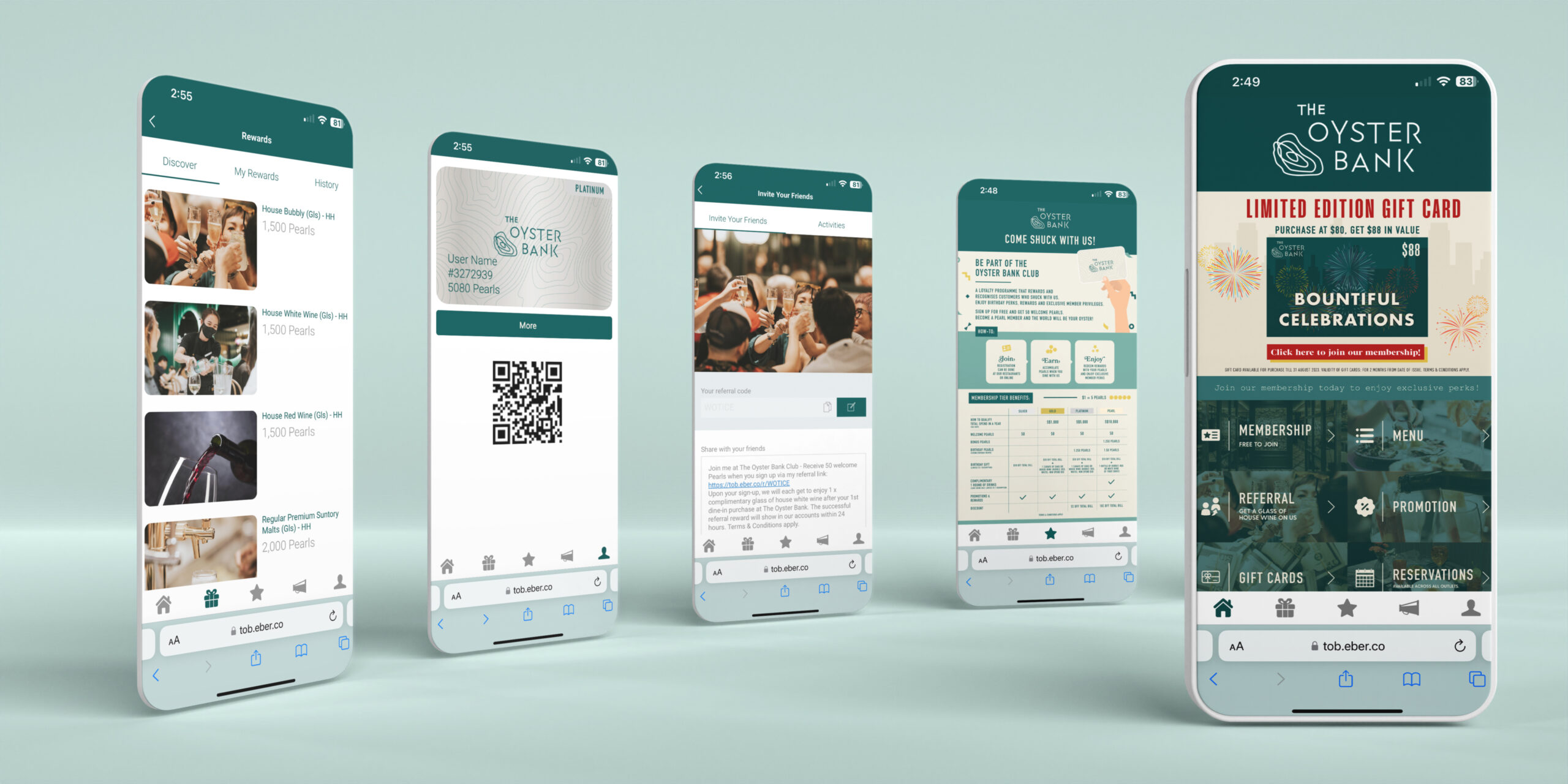 Oyster Bank_Mobile Phone Preview