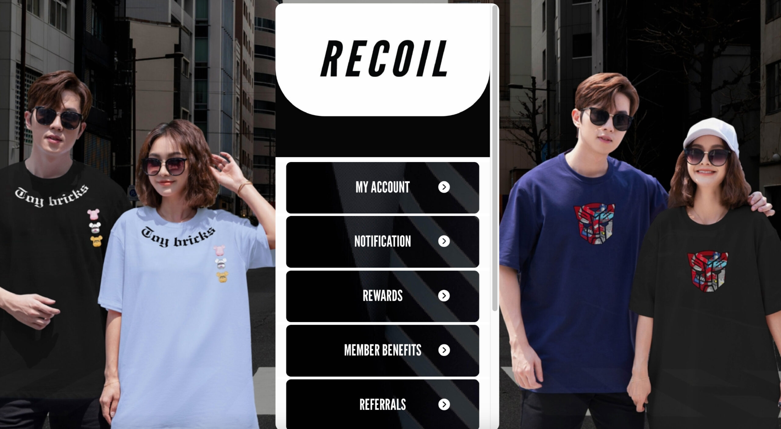Recoil-portal