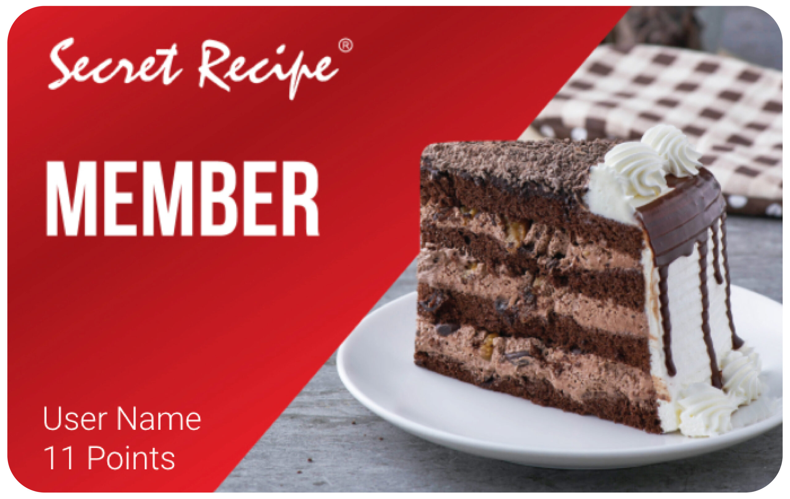 Secret Recipe_Member Card