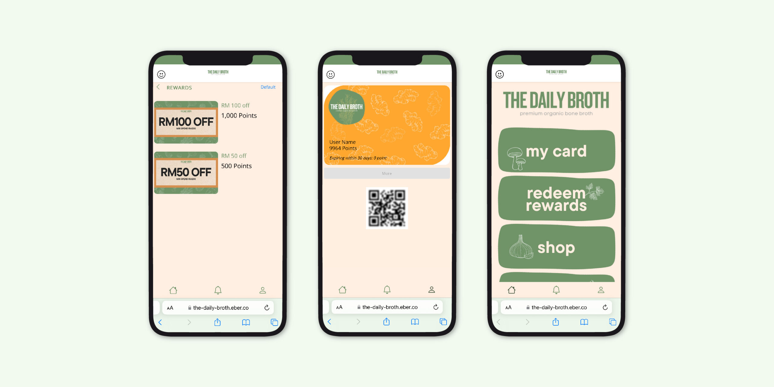 The Daily Broth_Mobile View