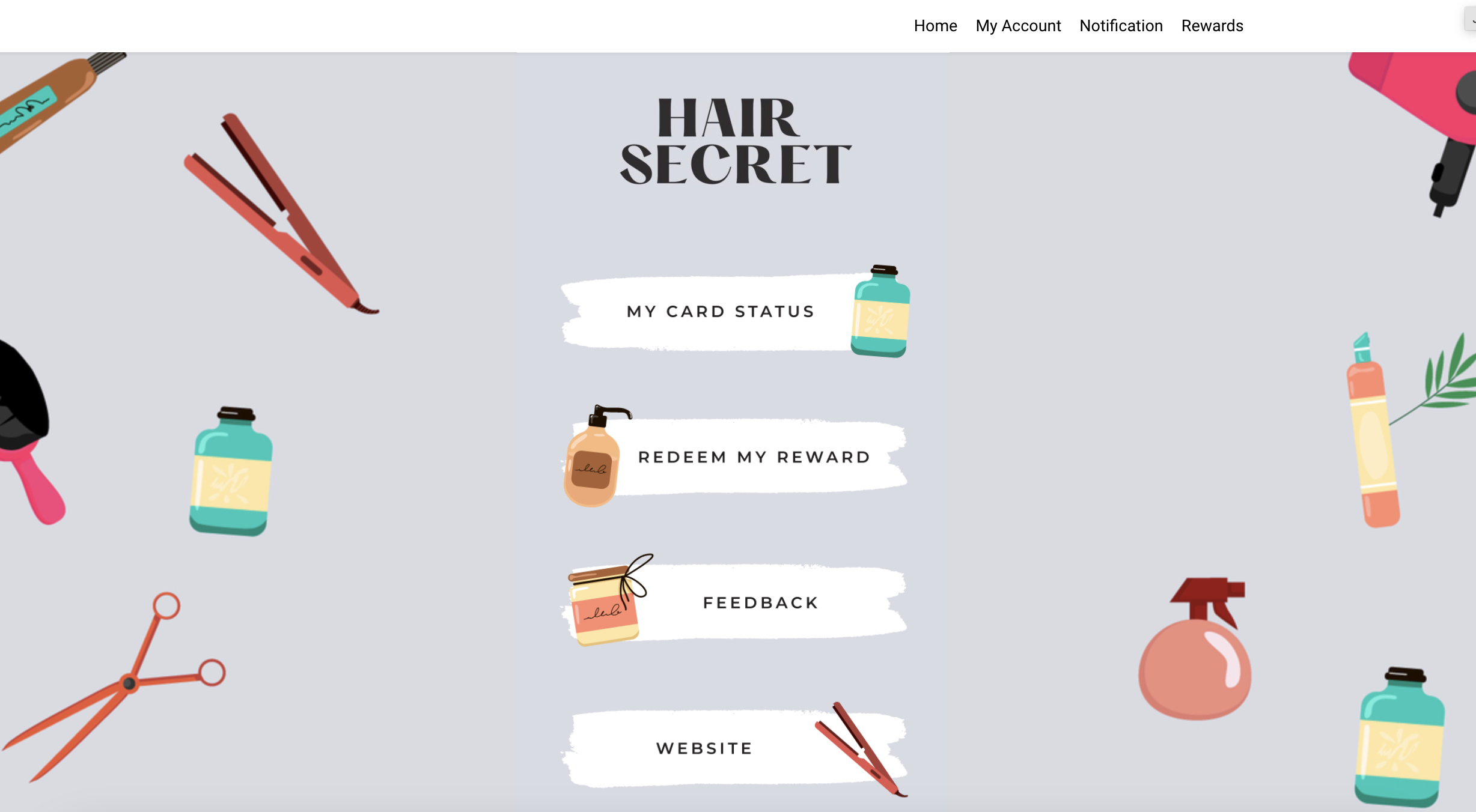 Hair Secret_member card